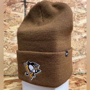 Carhartt x 47 Brand Pittsburgh Penguins knit beanie hat.